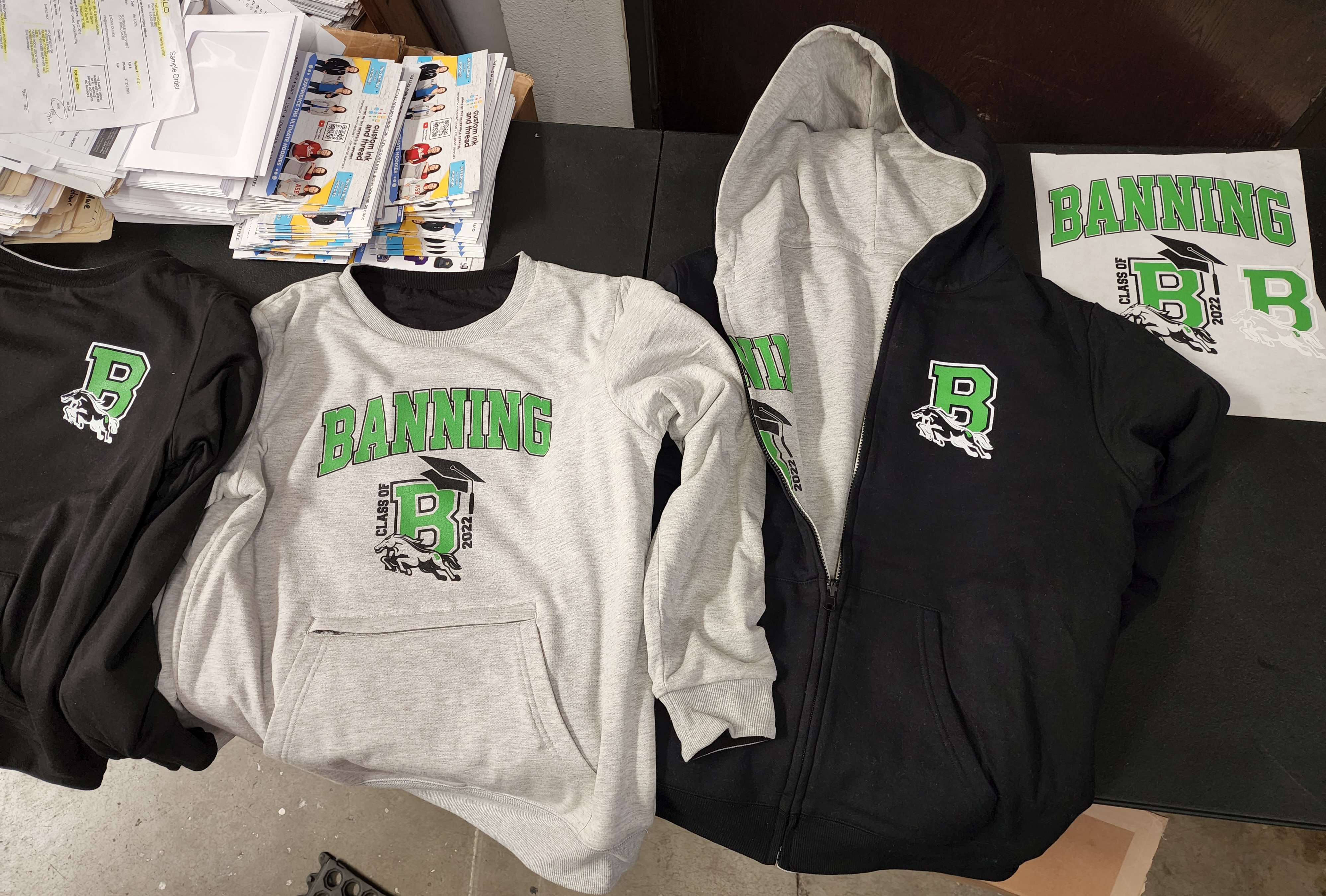 Senior spirit wear design: Banning Rev Senior Gear CustomInkandThread.com